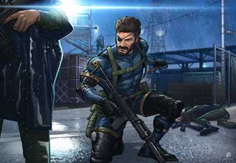 Big Boss MGS Ground Zeroes Game Art by Patrick Brown