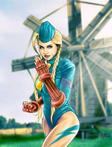 Cammy White Street Fighter Alpha 3 by Aaron Page