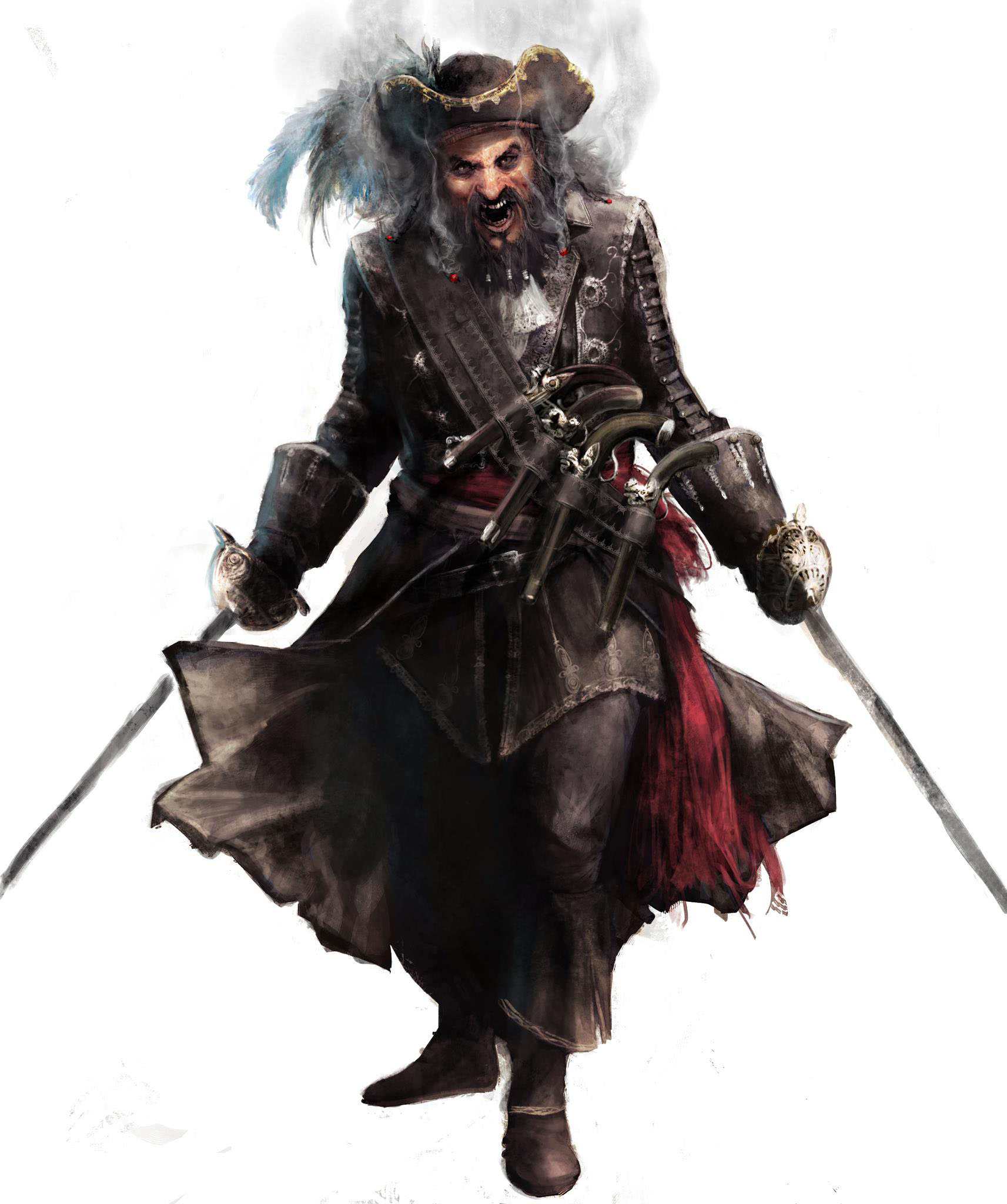 Captain Blackbeard Assassins Creed Concept Art