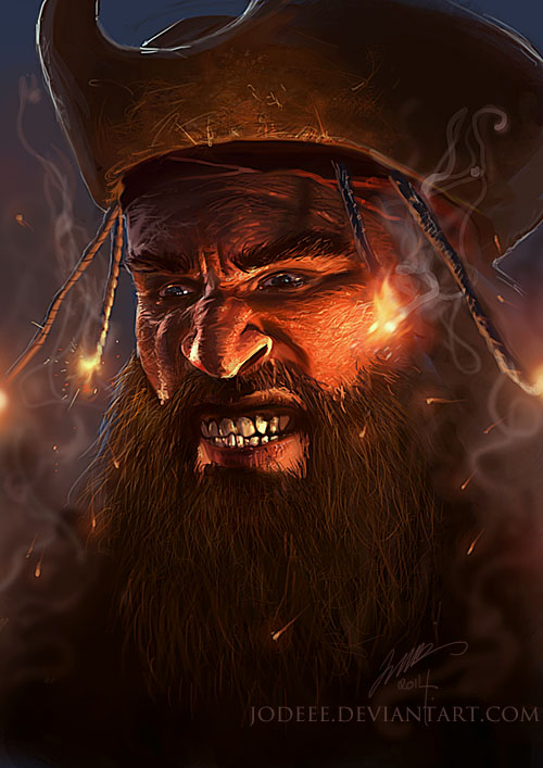 Captain Blackbeard Assassins Creed Fan Art