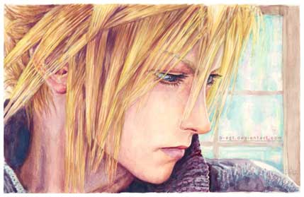 Cloud Strife Final Fantasy by B-AGT