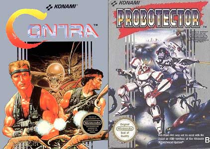 Contra  Probotector para NES (1988)