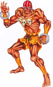 Dhalsim Street Fighter II Original Artwork from 1990