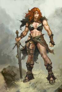 Diablo 3 Female Barbarian Art