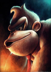 Donkey Kong Art by_joshuar summana