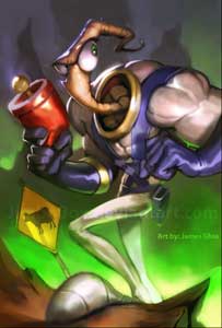 Earthworm Jim by James Ghio