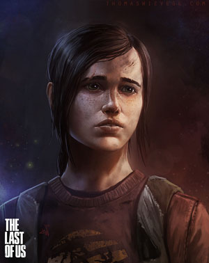Ellie from Last Of Us by thomas wievegg