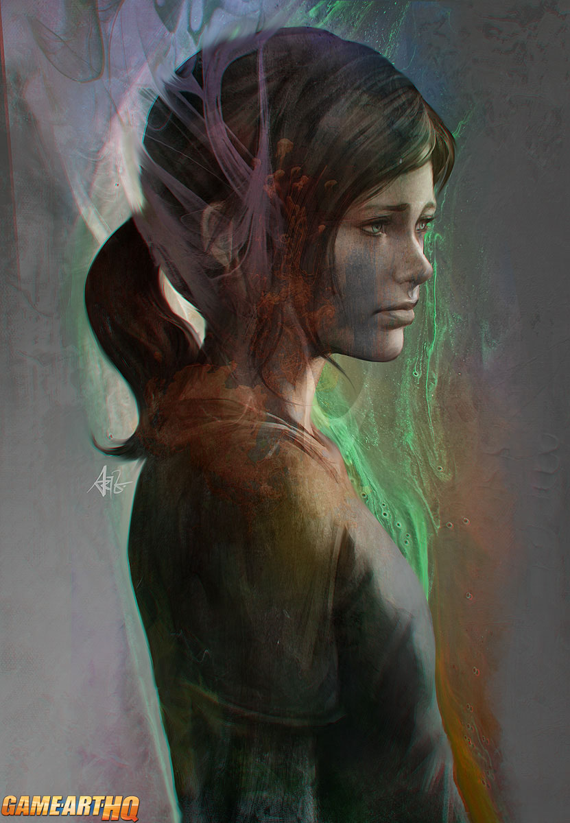 Ellie from Last of Us Portrait Art by Stanley Artgerm Lau