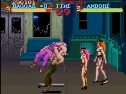 Final Fight Poison Roxy Screenshot