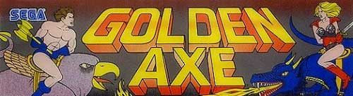 Golden Axe Arcade Marquee