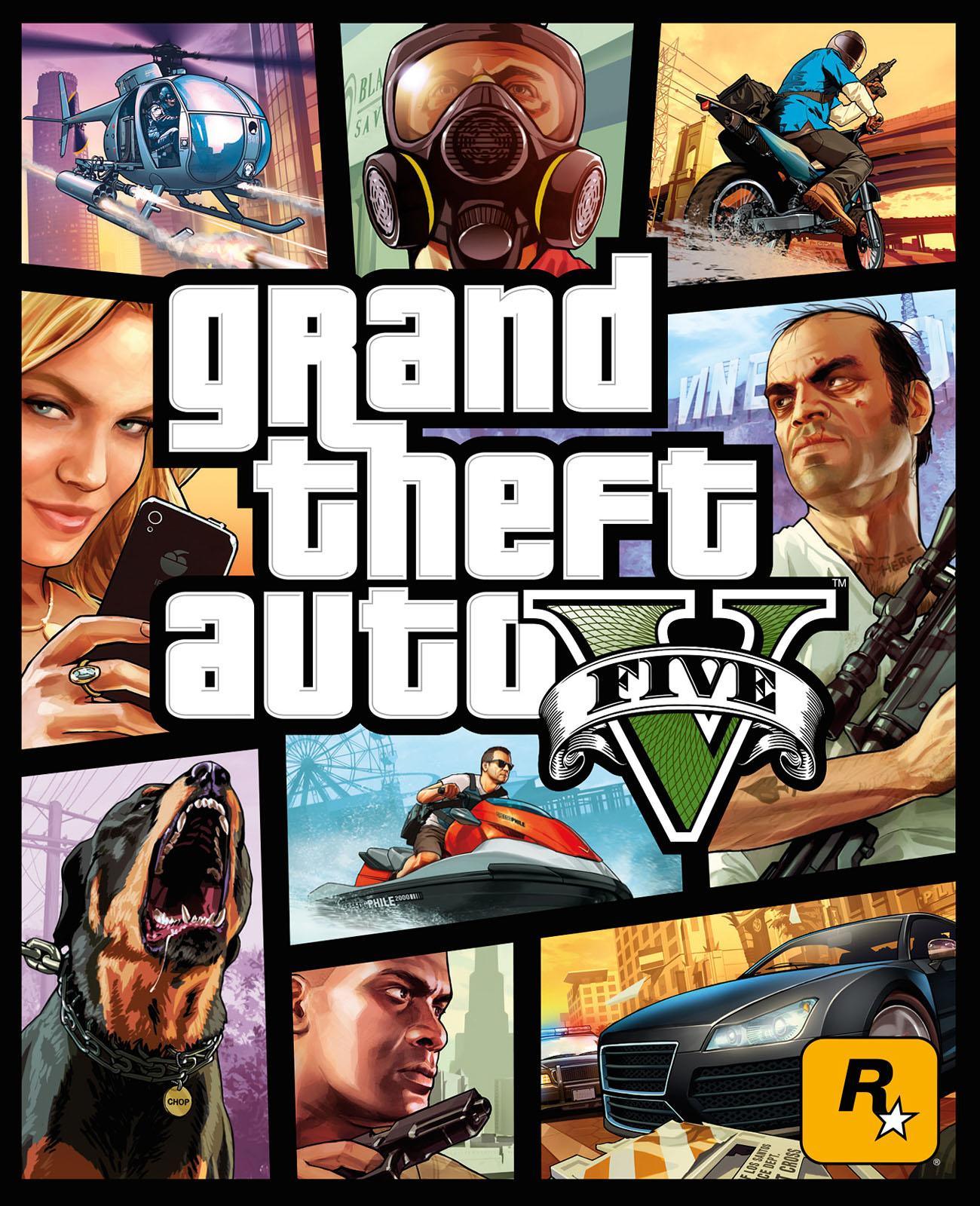 Grand Theft Auto 5 GTA5 Cover Art