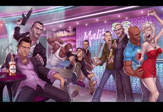 Grand Theft Auto Art by Patrick Brown III