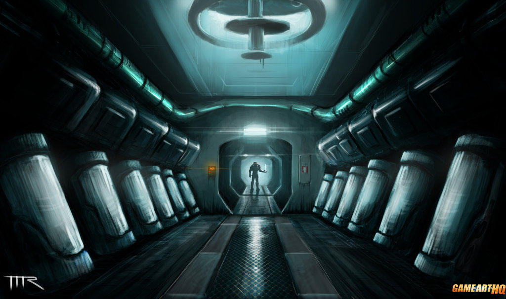 Halo-4-Cyro-Bay--Virtual-Worlds Game Art