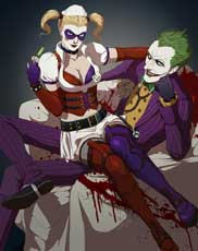 Harley and the Joker from Batman Arkham Asylum