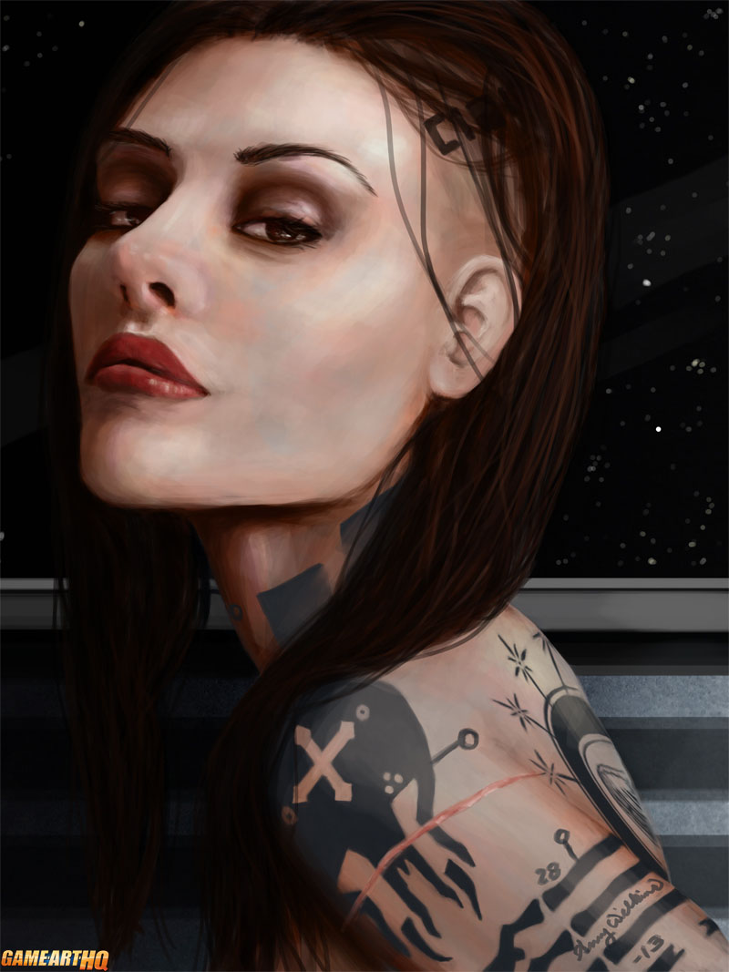 Jack Mass Effect Fan Art by_amy wilkins