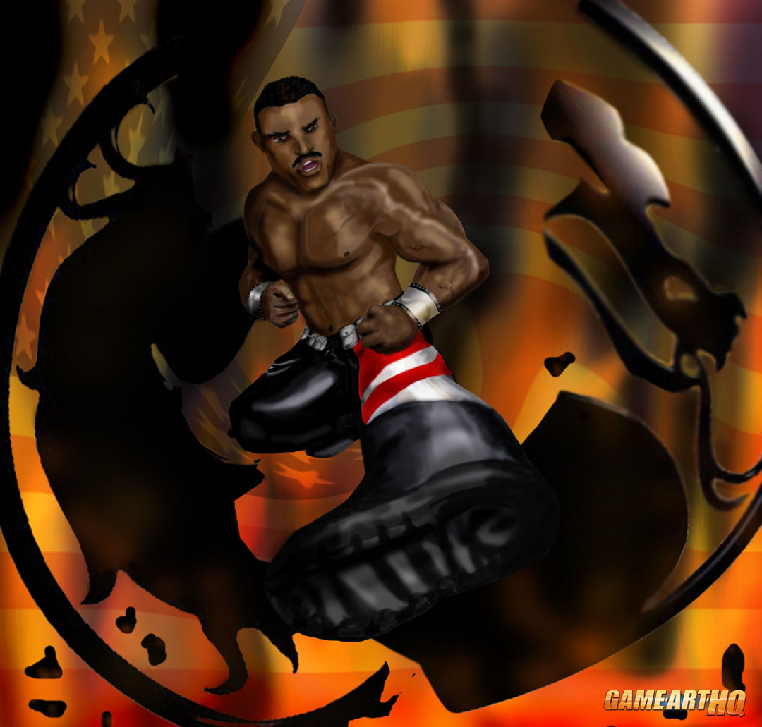 Jax from Mortal Kombat 2 for the Game Art HQ MK Art Tribute