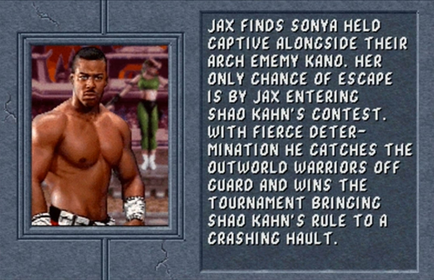 Jax Mortal Kombat 2 Ending