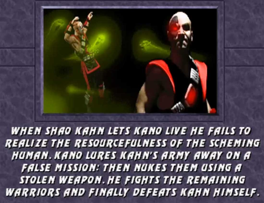 mortal kombat appreciation — en-cuadre: Kano (Classic) Fatality Mortal  Kombat