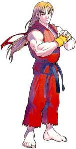 Ken Masters Street Fighter Alpha Art