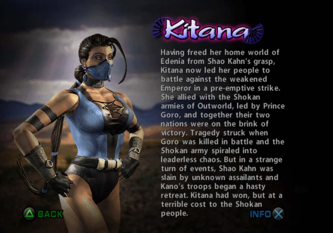 MK Art Tribute: Kitana from Mortal Kombat 4/Gold