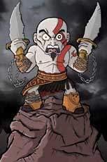 Kratos Chibi Style