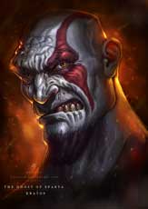 Kratos Ghost of Sparty by Huzzain
