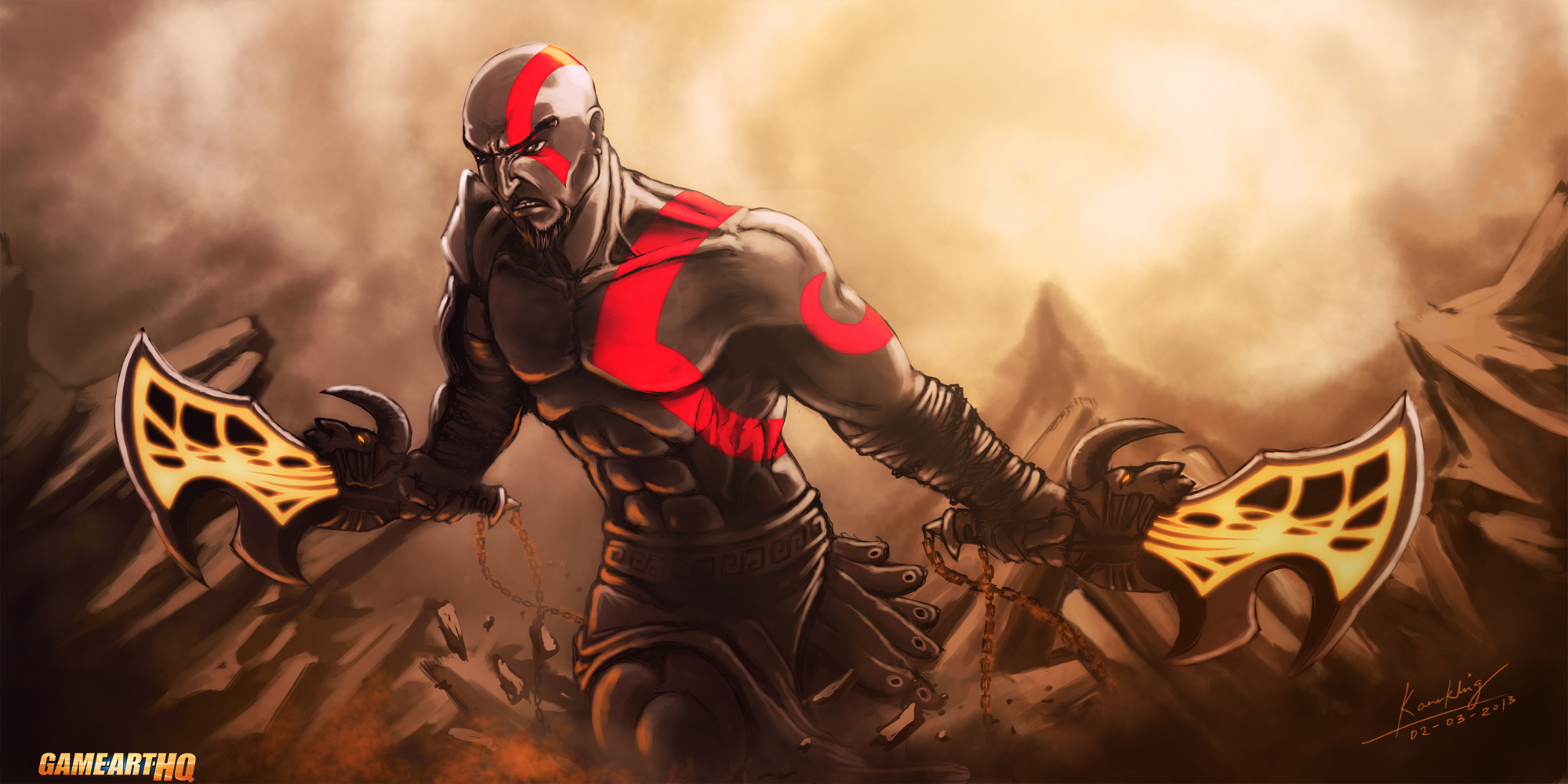 Kratos Mortal Kombat 9 Alternate