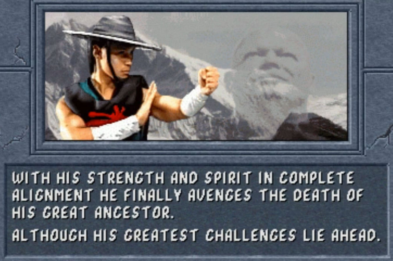 Kung Lao Mortal Kombat 2 Ending