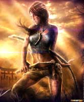 Lara Croft - Reflections by Eddy Shinjuku