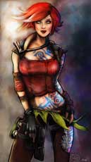 Lilith (Borderlands) Fan Art by forty_fathoms