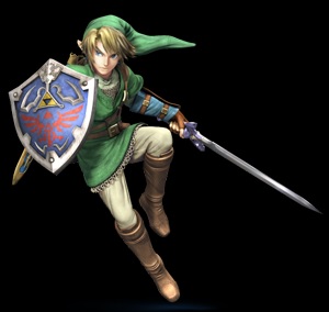 Link using Sword and Shield