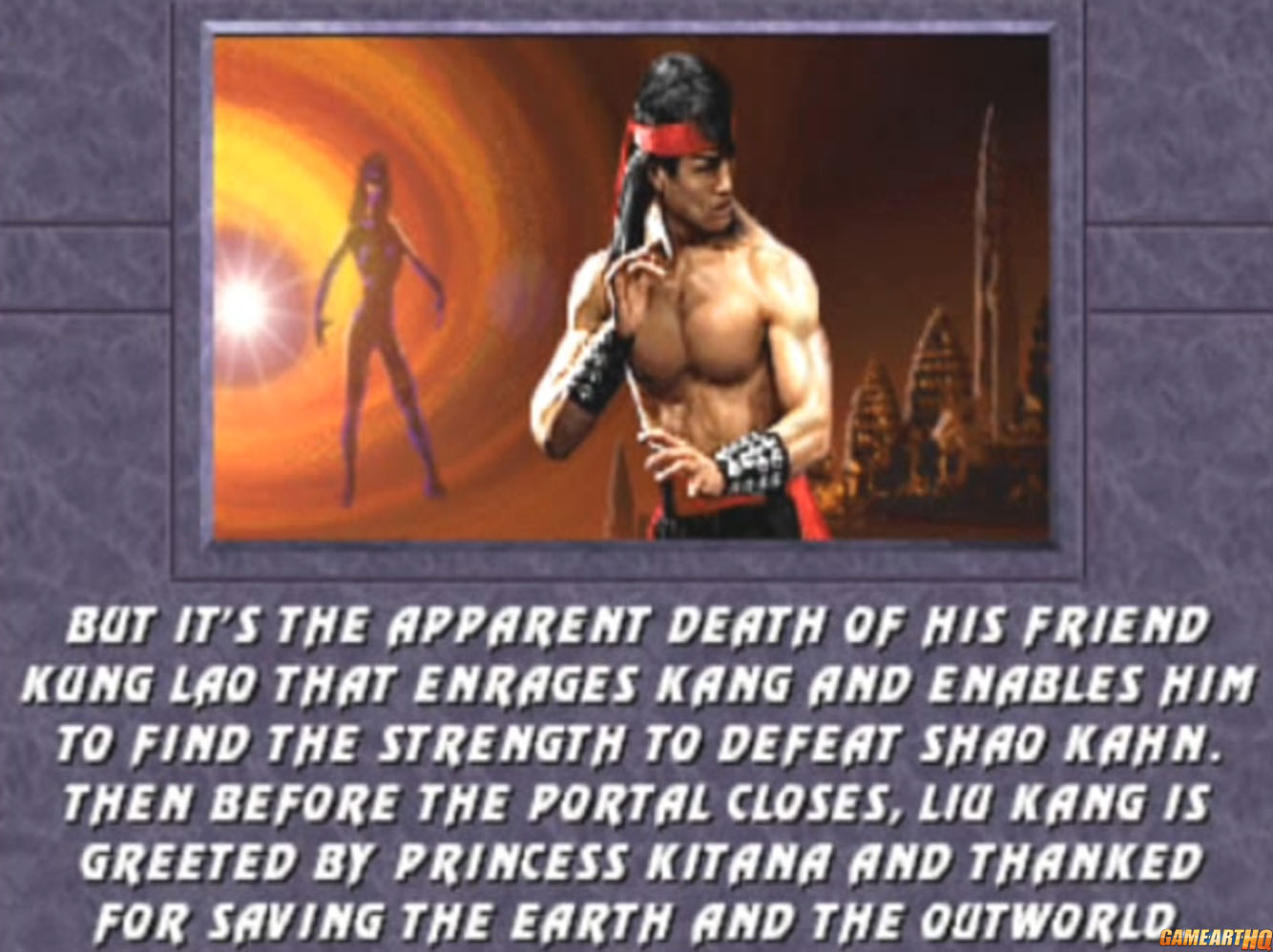 Liu Kang Mortal Kombat 3 Ending 2