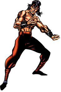 Liu Kang Mortal Kombat 3 Official Art