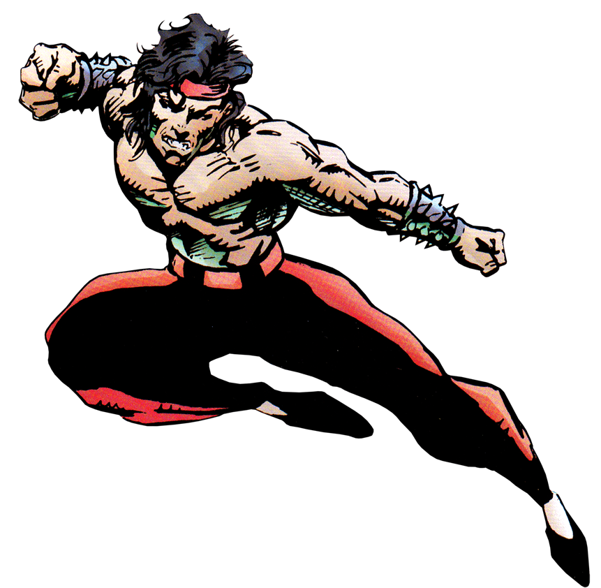 Liu Kang Mortal Kombat II Official Art