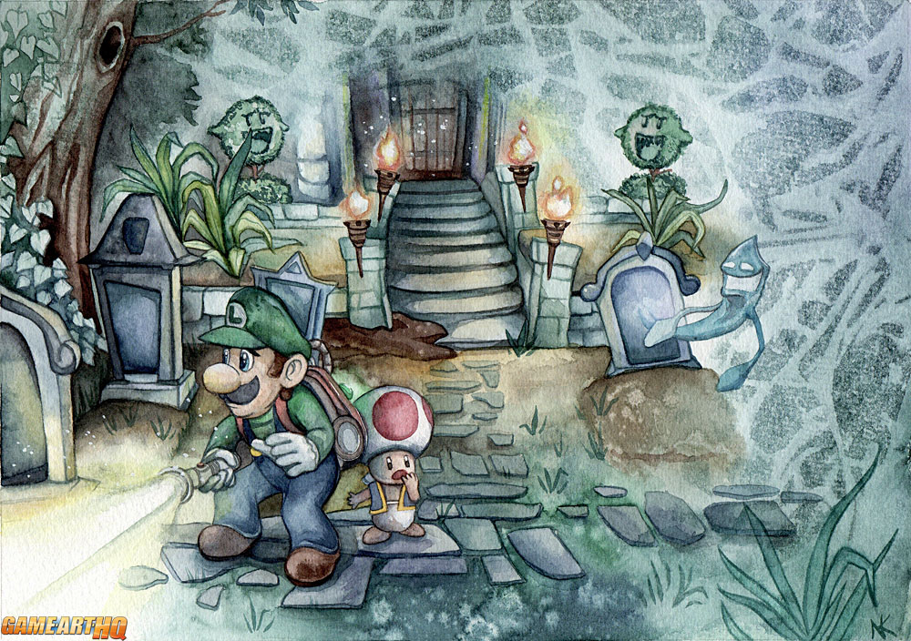 Luigis Mansion 2 Dark Moon Art
