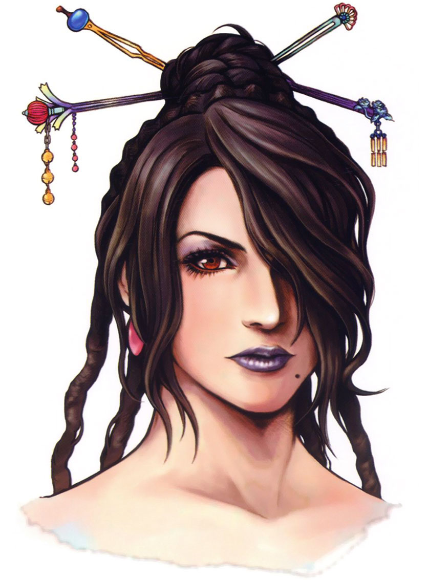 Lulu Final Fantasy X Official Art Portrait