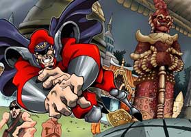 M.Bison Boss of Street Fighter II Art by joelchan