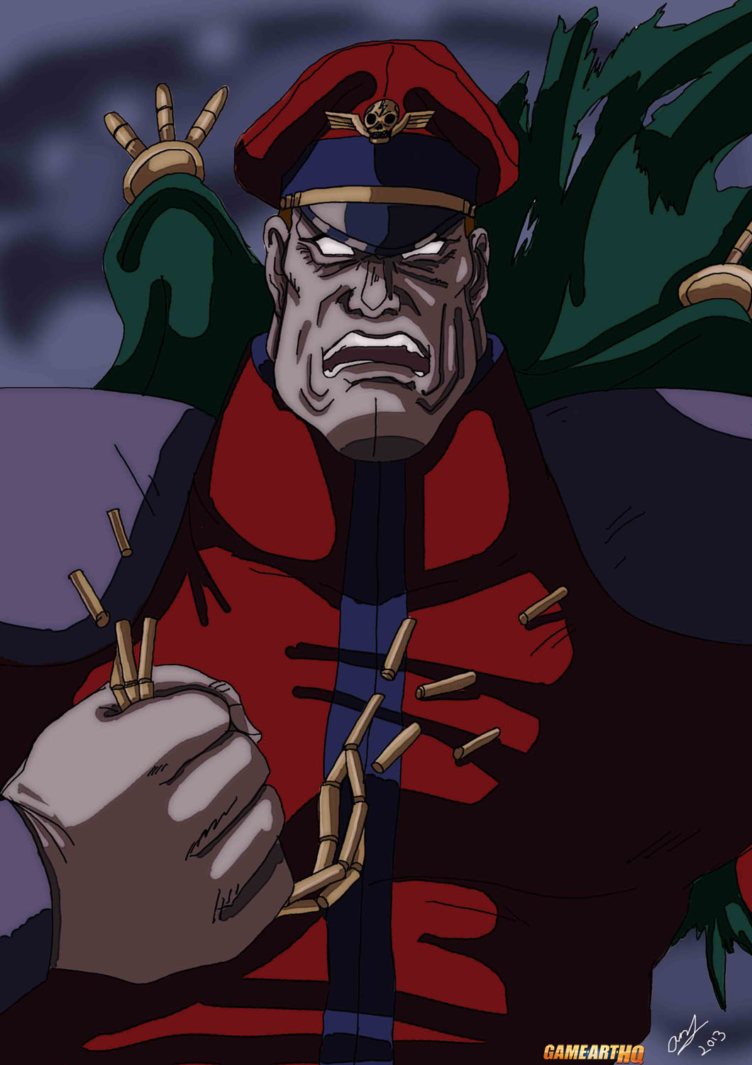 M.Bison SF Animated Movie Style