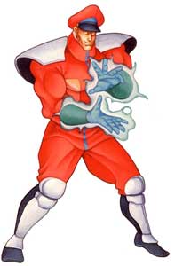 M.Bison Street Fighter II Original Artwork from 1990