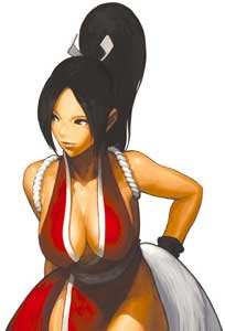 Mai Shiranio SNK vs Capcom SVC Profile Art