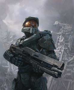 Master Chief Halo 4 Concept Game Art
