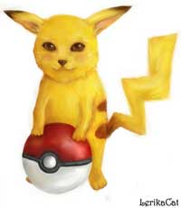 Pikachu Fan Art by LenkaCat