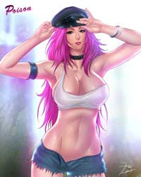 Poison Street Fighter Sexy by DarkEyez07