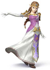 Princess Zelda Smash Bros WiiU 3DS Art