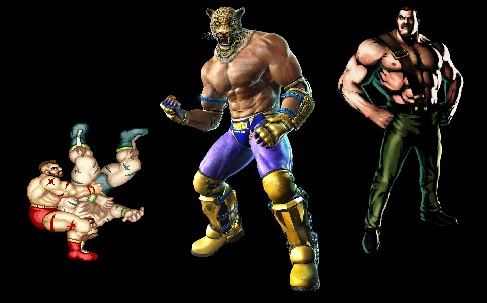 Professional Wrestling using Game Characters
