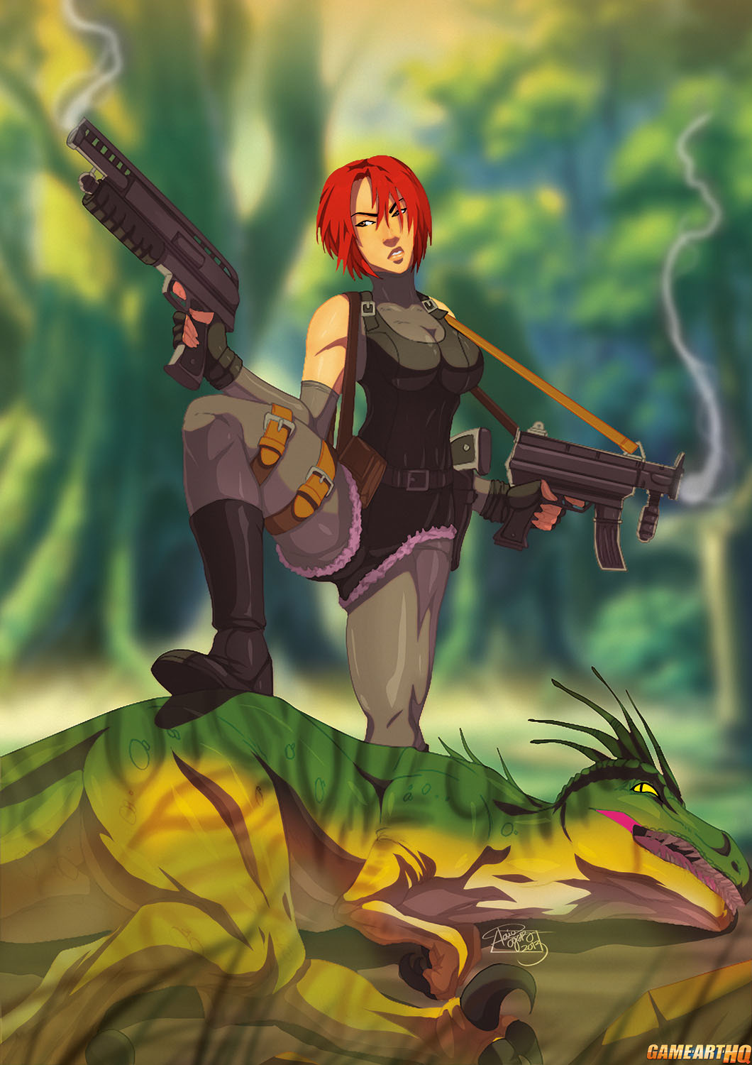 A Blast from the Past: Regina from Dino Crisis.