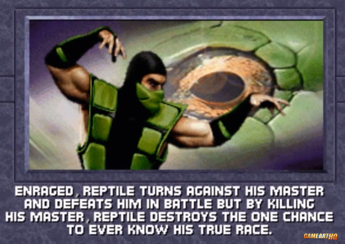 Reptile Ultimate Mortal Kombat 3 Ending 3