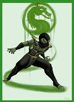 Reptile from Mortal Kombat 9 Alt for GA-HQ MK Art Tribute