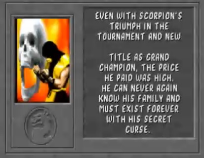 Scorpion MK 1 Arcade Ending 2
