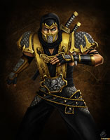 Scorpion MK Deception Mortal Kombat Art Tribute